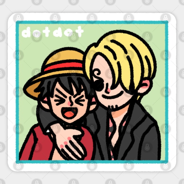 One Piece Sticker by dotbyedot